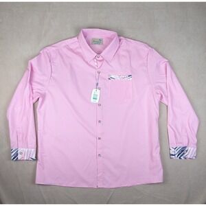 Royaura Hawaiian XXL Mens Shirt NWT W Defects Long Sleeve